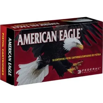 Příslušenství pro sportovní střelbu Federal Náboj kulový Federal, American Eagle, .38 Super, 115GR (7,4g), JHP