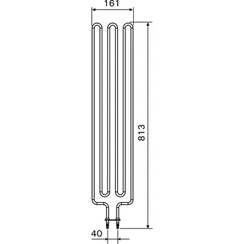 Topné těleso, spirála pro saunová kamna HNK360 (E,EE), PC110 (E,EE,HEE), 36