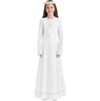 Dívčí šaty Šaty - alba ke svatému přijímání pro dívku - vel. 146