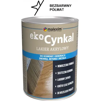 barva a nátěr na dřevo Akrylový lak EKOCYNKAL 700ml BEZBARVÝ POLOMAT