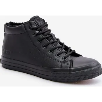 Pánské tenisky Mužské zateplené tenisky s zipem Big Star MM174012 Barva: Černá, Velikost: 45