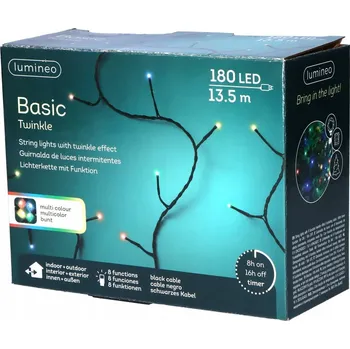 Vánoční dekorace Vánoční osvětlení na stromeček Kaemingk venkovní, délka 19,5 m, 101 - 200 světýlek