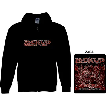 Pánská mikina Lock Up - mikina s kapucí a zipem 2