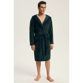 Dámský župan PÁNSKÝ ŽUPAN NATCH 43377 AW25 zelená 2XL