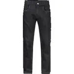 RAFIKI ARCON black denim L; Černá kalhoty + DÁREK DLE VÝBĚRU!