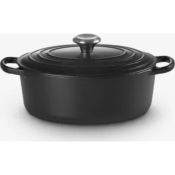 Hrnec Le Creuset Signature - Pekáč oválný s poklicí, objem 4,1 l, noir mat 21178270000430