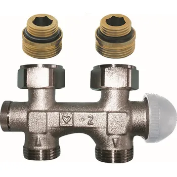 Ventil Herz H-armatura s termostatickým ventilem Dimenze: Rp1/2" x G3/4" E Přímé
