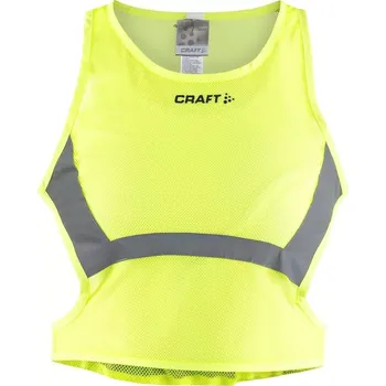 Cyklistická vesta Reflexní vesta Craft All Year Mesh žlutá L-XL