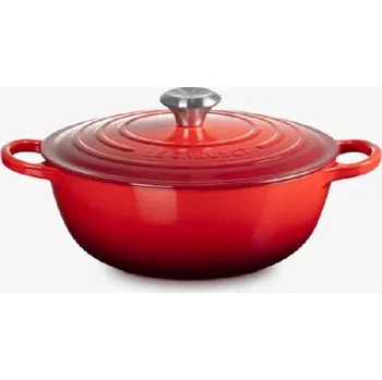 Le Creuset Signature - Mísa na polévku s poklicí, objem 4,1 l, cerise 21114260600430