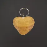 AMADEA Dřevěný přívěšek na klíče srdce, 5 cm
