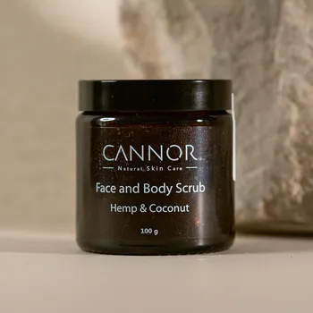 Pleťový peeling CANNOR Peeling na obličej a tělo - Face & Body Scrub-100g