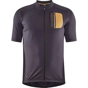 cyklistický dres Pánský cyklodres CRAFT ADV Offroad šedá M