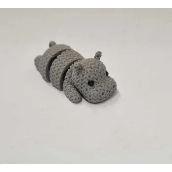 Dekorace zvířátko - Hroch hýbací