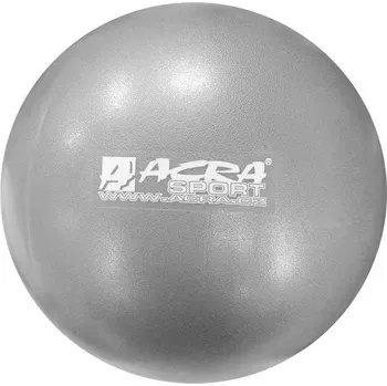 Gymnastický míč ACRA Míč overball 200mm stříbrný fitness gymball rehabilitační do 120kg