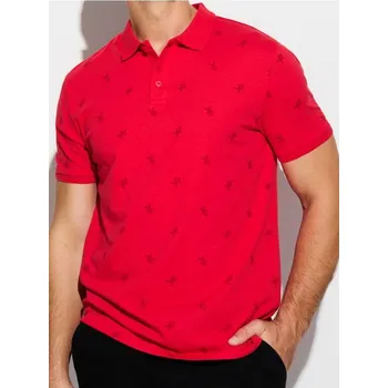 Sinsay - Bavlněné polo tričko - červená - 472HD-33X - 472HD-33X-M