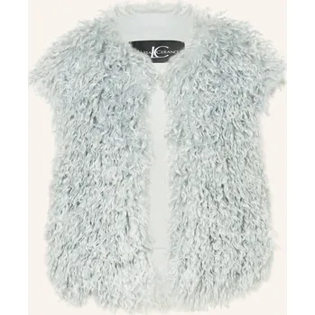 Luisa Cerano Dámská Vesta Z Umělé Kožešiny, tmavě modrá, 44