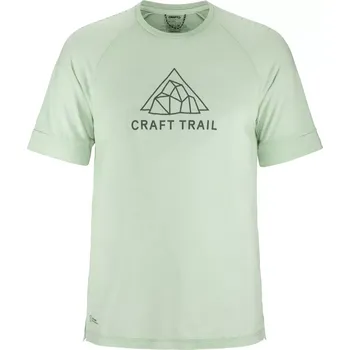 Pánské tričko Pánské triko CRAFT ADV Trail Wool SS zelená XXL