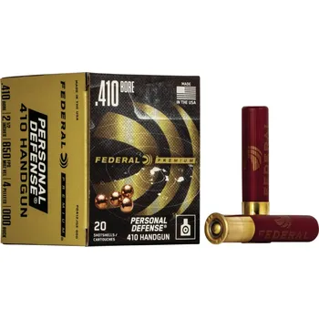 Příslušenství pro sportovní střelbu Federal Náboj brokový Federal, Premium Personal Defense, .410" - 3", 9 střel, 6,1mm