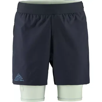 Pánské kraťasy Pánské šortky CRAFT PRO Trail 2in1 modrá XL