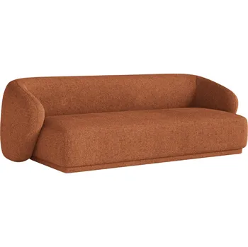 Pohovka Maison Heritage Terakotově oranžová čalouněná trojmístná pohovka Jane 220 cm