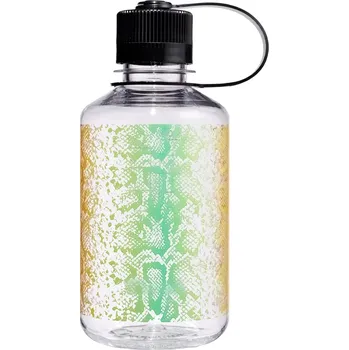 Láhev Lahev Nalgene Narrow-Mouth Sustain Clear Rainbow Snake