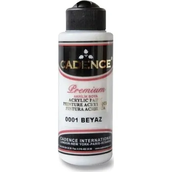 Cadence Premium - akrylové barvy - 120 ml, bílá