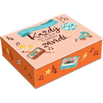 Set školních potřeb Hrací krabička - Retro