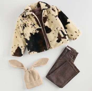 Reserved - Chlupatá bunda se zvířecím vzorem - vícebarevná - 267EX-MLC - 267EX-MLC-U13