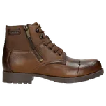 Hnědé Pánské Pracovní Boty Z Lícové Kůže A Nubuku Wojas 823472 46