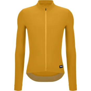 cyklistický dres UNISEX Dres s dlouhým rukávem SANTINI RTR Yellow, XXL