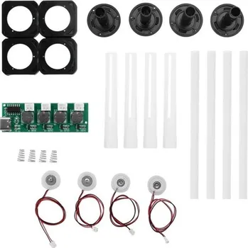 Sada nářadí DC5V ultrazvukový nebulizér modul čtyřstříkací zvlhčovač řídicí deska atomizace DIY sada 1 s TYPE-C rozhraním kompaktní provedení