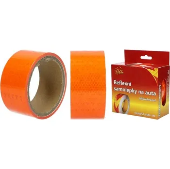 Reflexní lepící páska Svítivá oranžová 5m