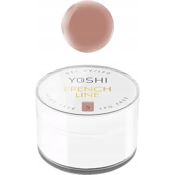 Lak na nehty YOSHI STAVEBNÍ GEL FRENCH LINE Č. 5 15 ML