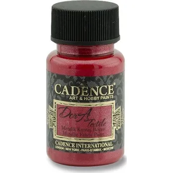 Výtvarná barva Cadence Dora Textile - textilní barva - červená