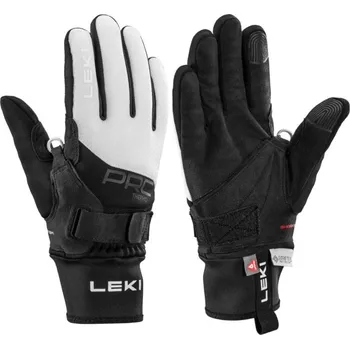 Chránič rukou Rukavice na běžky Leki Thermoplus Shark Women Velikost: 6,5 bílá/černá