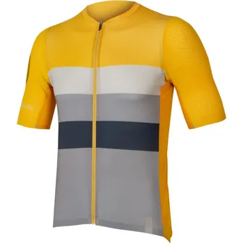 cyklistický dres Dres ENDURA Pro SL Race Mustard, XXL
