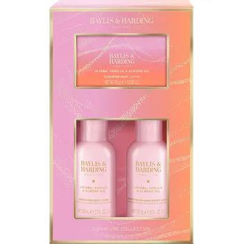 Baylis & Harding Dárková sada tělové péče Jojoba, Vanilka & Mandlový olej 3 ks + 2 měsíce na vrácení zboží