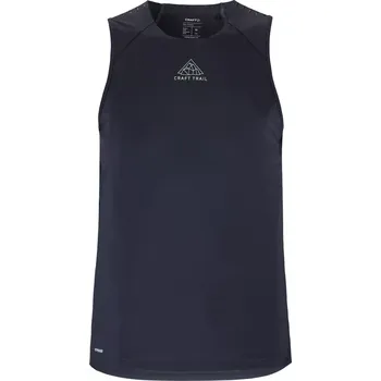 Pánské tílko Pánský běžecký nátělník Craft PRO Trail modrá XL