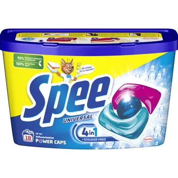 Tableta na praní Spee kapsle na praní 4v1 Power Caps Universal 18 dávek 216 g