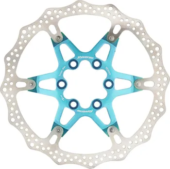 Brzda na kolo Brzdový kotouč Reverse Alloy/Steel 160mm, Light Blue