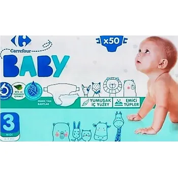 jednorázová plena Plenky Carr4you Dětské plenky 3 / 4-9 kg / 50 Ks .