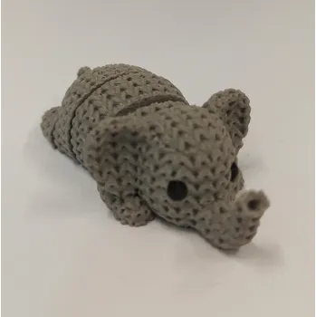 Dekorace zvířátko - Slon hýbací