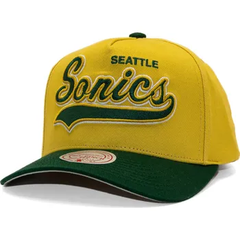 Kšiltovka Kšiltovka Mitchell & Ness - Harvest Gold Pro Crown - Seattle Supersonics - Gold/Green