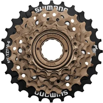 Kazeta přesmyku Šroubovací vícekolečko SHIMANO MF-TZ500 6s 14/28