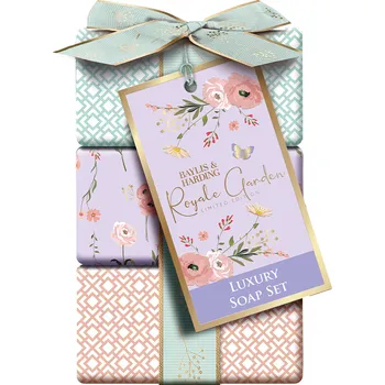 Baylis & Harding Dárková sada Levandule & Šípkový čaj 3 × 100 g + 2 měsíce na vrácení zboží