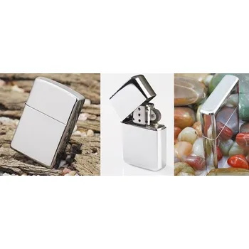 Zapalovač Benzínový zapalovač chrom