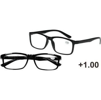 Brýle na čtení Dioptrické brýle +1,00 černé