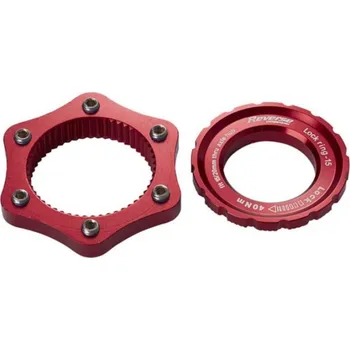 Brzda na kolo Adaptér kotouče REVERSE CenterLock/6 děr, Red