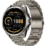 Madvell Onyx 3 s GPS platinové s kovovým řemínkem + silikonový řemínek