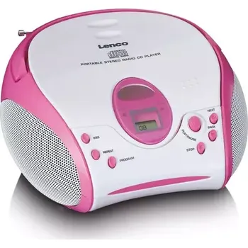 Radiomagnetofon Lenco SCD-24kids růžová (SCD-24KIDSPK)